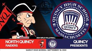 QATV Sports: North Quincy at Quincy Girls Volleyball Sep 16 2024