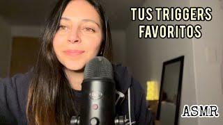 Tus Triggers Favoritos ASMR con lluvia de fondo ️ (spit painting, brocha, mouth sounds, etc)