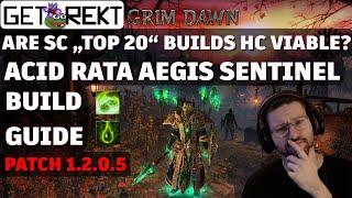 Grim Dawn Build Highlight - Acid Retaliation Aegis Sentinel - SC "TOP 20"