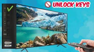 Keys Unlock On TV LCD LED | Key Unlock Codes For All TV
