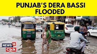 Heavy Ranifall Leaves Residential Areas Waterlogged In Punjab's Dera Bassi | Punjab Rains News Today