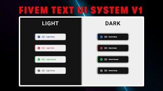 Fivem Text UI System V1 | Fivem Scripts - Best ESX Scripts : Fivem Store