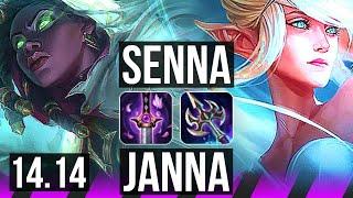 SENNA & Zeri vs JANNA & Kai'Sa (SUP) | 1300+ games, 3/2/12 | EUW Challenger | 14.14