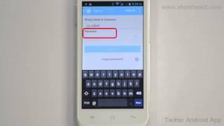 Twitter Android App -How To Add Another Twitter Account On Your Phone