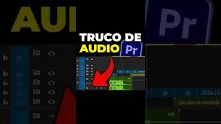 TRUCO DE AUDIO en Premiere Pro que probablemente no conocías