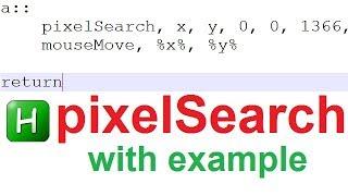 autohotkey pixelsearch example