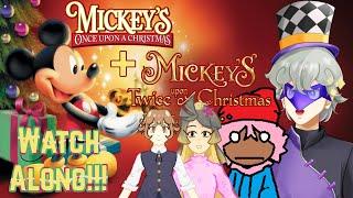 Christmas Movie Watch Along!!! | Mickey's Once Upon A Christmas + Twice Upon! |