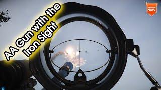 AA Gun with the moving Iron sight.. WWII Design  Subscribe my channel for more. #shorts