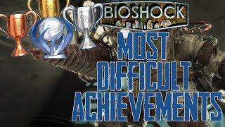 HARDEST and MOST DIFFICULT Bioshock Series Achievements & Trophies Through The Years...