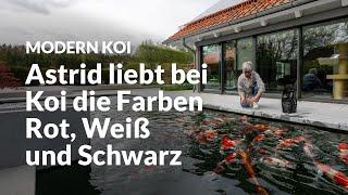 Astrids stilvoller Garten mit 45.000 Liter Teich | Modern Koi Blog #6723