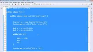 Program #5 Logic 2 : Finding GCD of a Given two numbers in Core Java