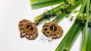 DIY MACRAME EARRINGS- MYOW 463