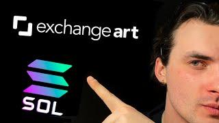 cоздал NFT на EXCHANGE.ART и ПРОДАЛ за SOL !!!! 2024