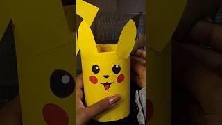 How to make pen stand with waste plastic bottle || #pikachu #craftideas #youtube #youtubeshorts