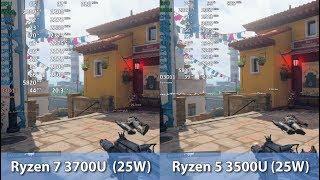 AMD Ryzen 5 3500U vs Ryzen 7 3700U - Vega 8 vs. Vega 10 - Benchmark Comparison