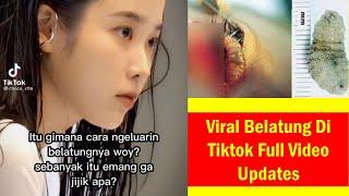 Viral Belatung Di Tiktok Video Update | Belatung Tiktok video goes viral on Tiktok dan Twitter