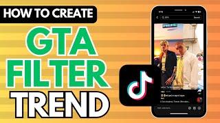 How To Create the GTA Filter Trend Video On Tiktok | Convert Yourself into GTA Character 2023