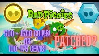 Bad Piggies Infinite Coin and Snout Gem Glitch | Patched?