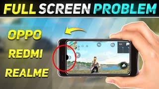 How To Solve Full Screen Problem In Free Fire | Free Fire Display Notch Screen Problem Solve
