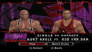 WWE SmackDown vs. Raw 2007 - Kurt Angle vs Rob Van Dam