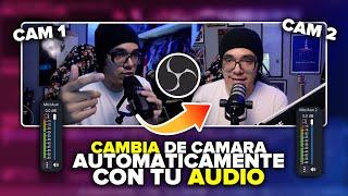 COMO CAMBIAR AUTOMATICAMENTE DE CAMARA EN OBS PARA PODCAST CON AUDIO | Tutorial Audio | UrbVic