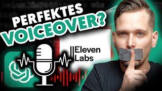 [ANLEITUNG] PERFEKTES Voiceover/Stimme mit K.I erstellen - ELEVENLABS DEUTSCH