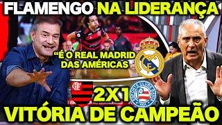 "FLAMENGO TÁ FICANDO IMBATÍVEL! É O REAL MADRID DAS AMÉRICAS !" COMENTARISTA se RENDE ao FLAMENGO