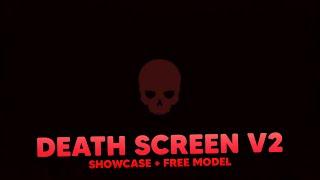 Interactive Death Screen V2 // Roblox Showcase + Free Model!