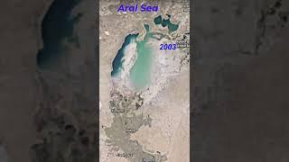 Aral Sea is Disappearing||Big Source of Dust||#aralsea ||#shorts ||#drought ||#viral ||#russia