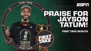 Jayson Tatum deserves all the praise in the world! - Stephen A. on NBA title win  | First Take