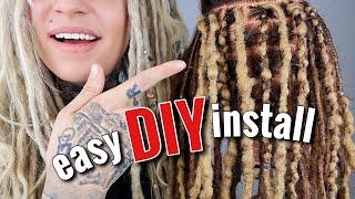 how to braid in temporary dread extensions (SE and DE!)