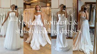 Wedding dress shopping in London | Romantic modern bride | Cinq, Sarah Seven, Divine Atelier