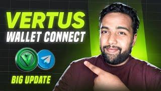 Vertus Mining Bot Wallet Connect - Vertus Important Update | New Telegram Mining Bot #airdropfree