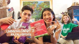 Unboxing & Taste Testing Dwights Pasalubong! | Kianna Dy