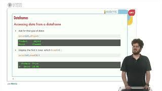 Python data structures: dataframe | 15/34 | UPV