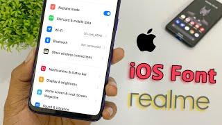 Install original iOS font on any Realme and Oppo Device without root