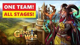 Gems of War Invasion Event! SUPER EASY! Best Fast Team and Guide!
