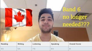 IELTS Big Update | Band 6 no longer needed | Study in Canada #ielts