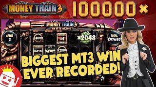 MONEY TRAIN 3  THE BIGGEST WIN YET!  WORLD RECORD MAX WIN!