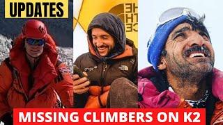 K2 MISSING CLIMBERS - UPDATES ON MISSING CLIMBERS ALI SADPARA JOHN SNORRI & JP MOHR