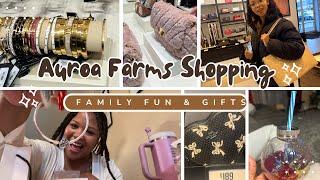 Shopping at Aurora Farms: Coach Outlet, Kate Spade Haul, Knotless Braids & Family Gift Opening!”