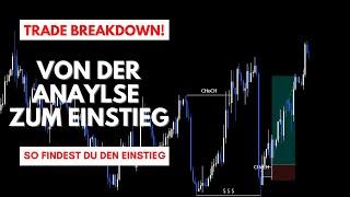 Trade breakdown! Von der Analyse zum Trade | Tradingstrategie einfach erklärt.