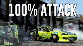 Attacking Drift Masters Virtual Championship Riga ONBOARD - Assetto Corsa