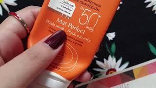 Reseña | #avene #protectorsolar #matperfect #spf50 #productosterminados #review #pielgrasa