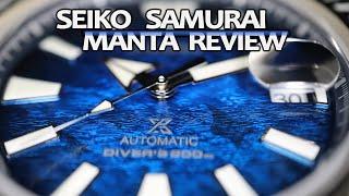 Seiko SRPE33 Special Edition Full Review | Save The Ocean Manta Ray Dial - Hands On! SEIKO SAMURAI