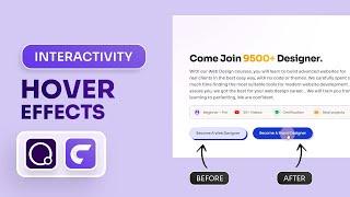 Interactivity - Hover effect in Oxygen Builder