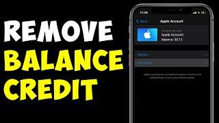 How to Remove Balance Credit From Apple ID ! (2023)