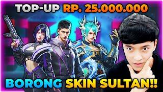 NEKAT TOP UP SENILAI RP 25.000.000?! BORONG SKIN SULTAN BARU DI PUBG MOBILE TERNYATA HOKI BANGET !!