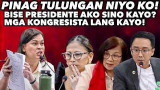 GRABE! MATINDI AT KAKAIBANG RESBAK NI SARA DUTERTE SA MGA KONGRESISTA!