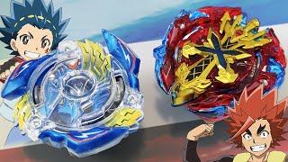 ORIGINS BATTLE: Victory Valkyrie .B.V VS Xeno Xcalibur .M.I [Valt VS Xander] | Beyblade Burst